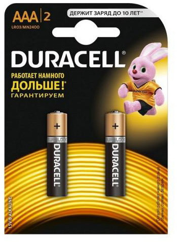 Батарейки DURACELL AAA LR03/MN2400 1шт - фото 3 - id-p77507132