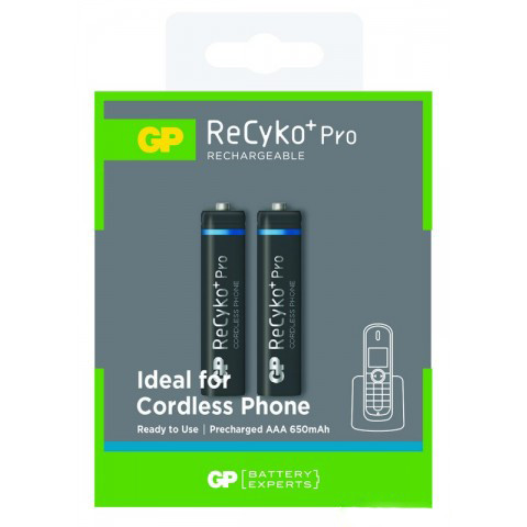 Аккумулятор GP ReCyko AAA 650mAh 2BP 1шт