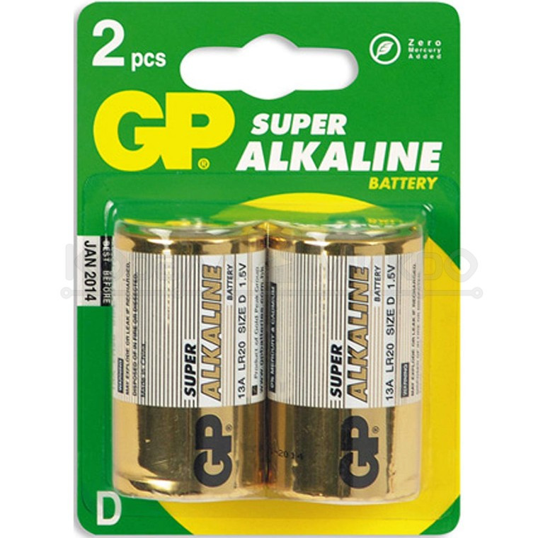 Батарейка GP SUPER LR20 1 шт - фото 1 - id-p77507137
