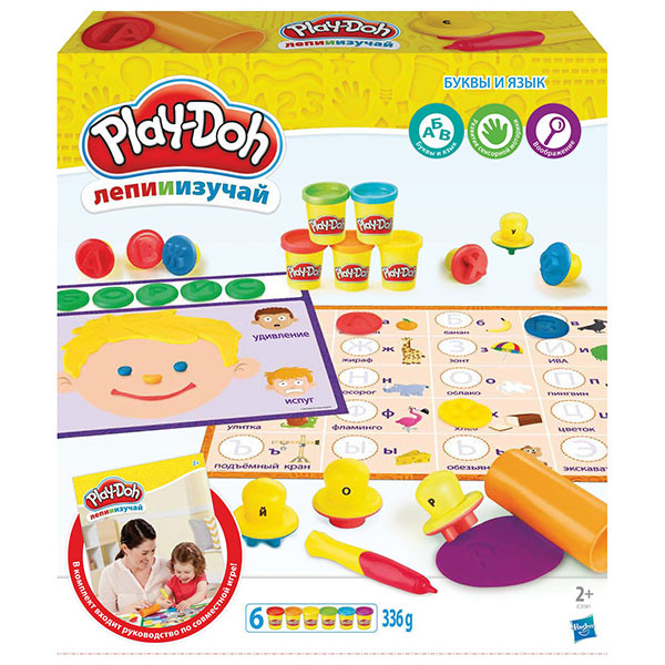 Hasbro Hasbro Play-Doh C3581 Игровой набор "Буквы и языки" - фото 4 - id-p78762323