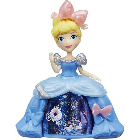 Disney princess Маленькая кукла с волшебной юбкой, фото 2