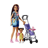 Mattel Barbie FJB00 Барби Набор "Няня"