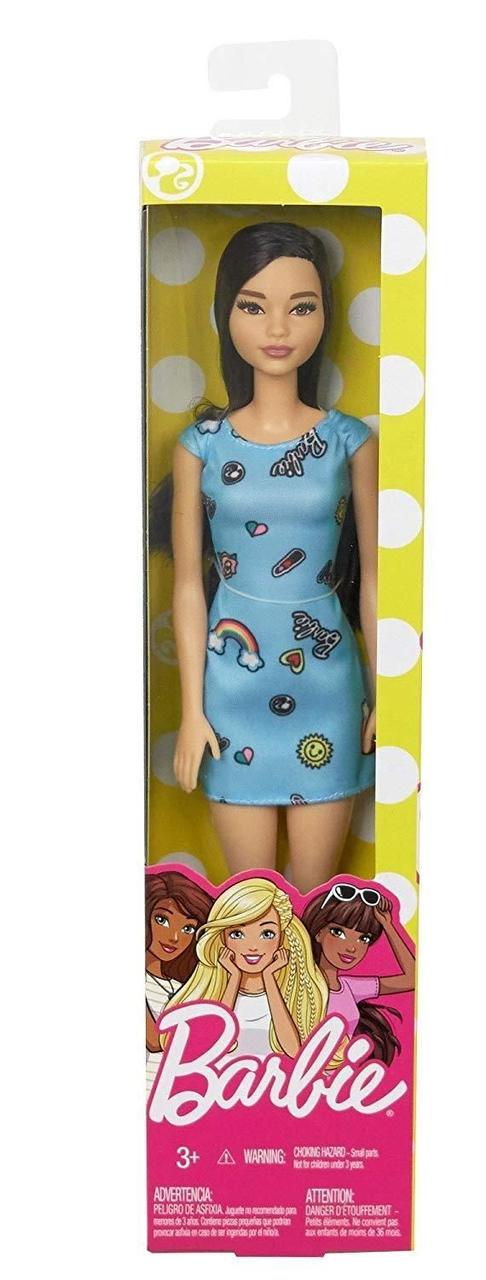 Кукла Barbie "Модная одежда" В синем платье T7439/FJF16 Mattel Barbie - фото 2 - id-p88459089