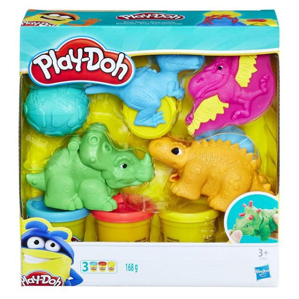 Плей-До Малыши-Динозаврики Hasbro Play-Doh E1953 - фото 5 - id-p98603456