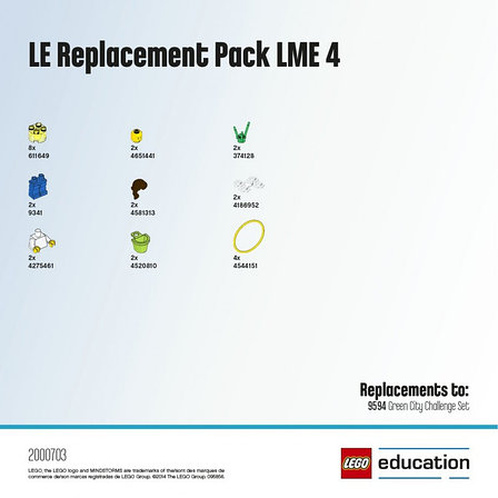 LEGO 2000703 LE набор с запасными частями LME 4 (от 10 лет), фото 2