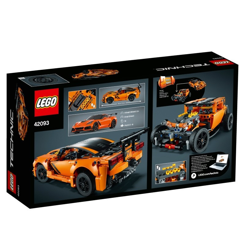 LEGO 42093 Chevrolet Corvette ZR1 - фото 3 - id-p92686375