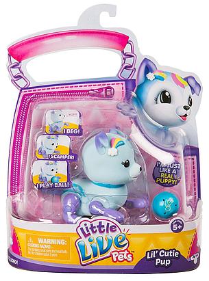 Moose Интерактивный щенок Little Live Pets - Звездочка с мячиком 28487, фото 2