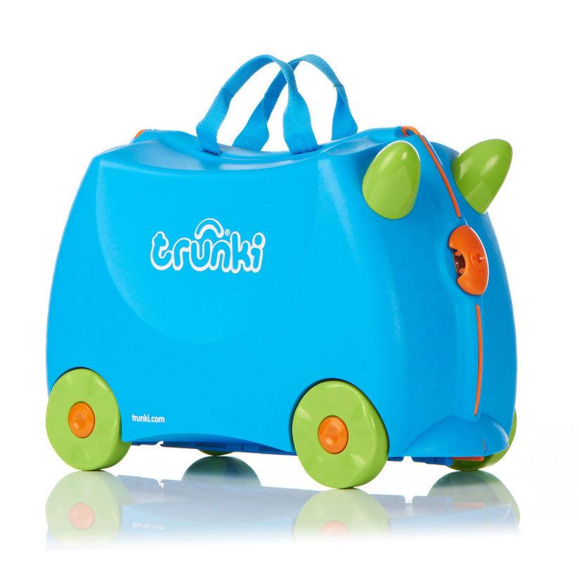 Детский Чемодан на колесиках Голубой Trunki - фото 1 - id-p98603127