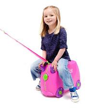 Детский Чемодан на колесиках Розовый Trunki, фото 3