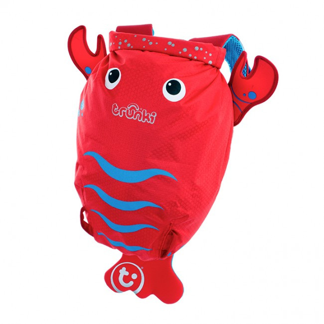 Trunki Рюкзак для бассейна и пляжа красный - ЛОБСТЕР Trunki