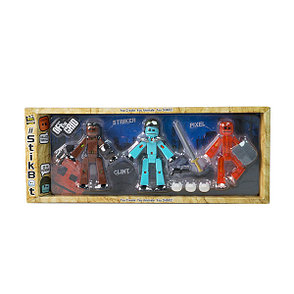 Стикбот 3 фигурки Stikbot Off the Grid, Striker Stikbot TST614S, фото 2