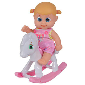 Bouncin Babies Кукла Бони с лошадкой-качалкой, 16 см Bouncin' Babies 803003, фото 2