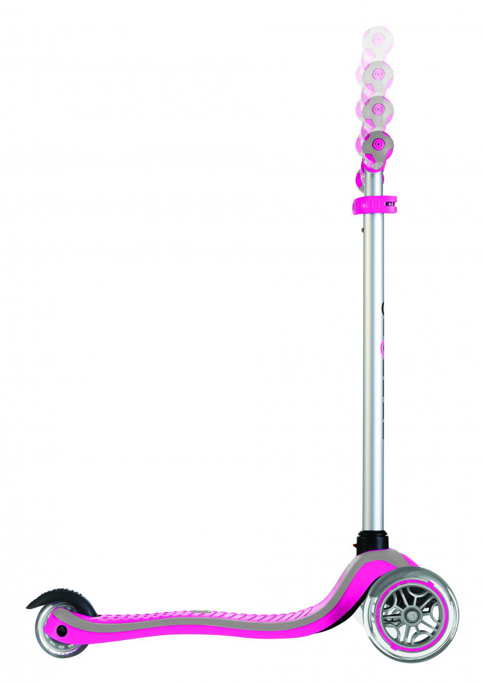 Самокат Globber Primo Plus (Розовый) - фото 3 - id-p98604675
