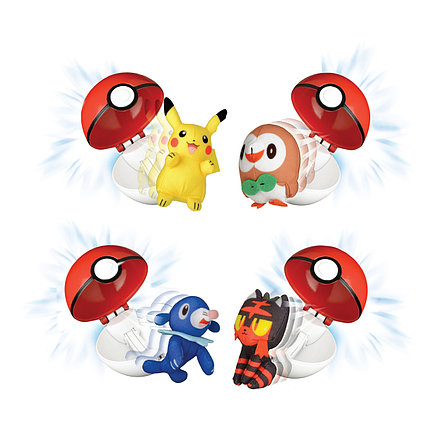 Pokemon Покемон. Игровой набор "Прыгающий Покебол и фигурка 5 см", фото 2