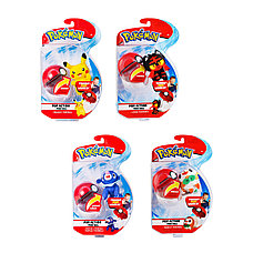 Pokemon Покемон. Игровой набор "Прыгающий Покебол и фигурка 5 см", фото 2
