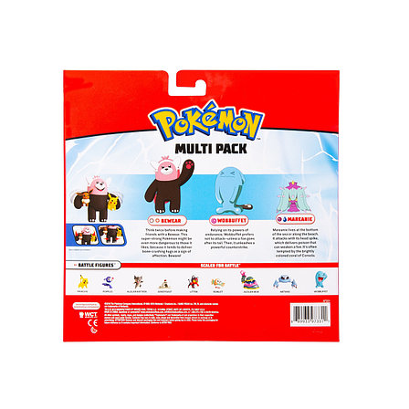 Pokemon Покемон. Игровой набор "Боевые покемоны", 3 в упак., фото 2