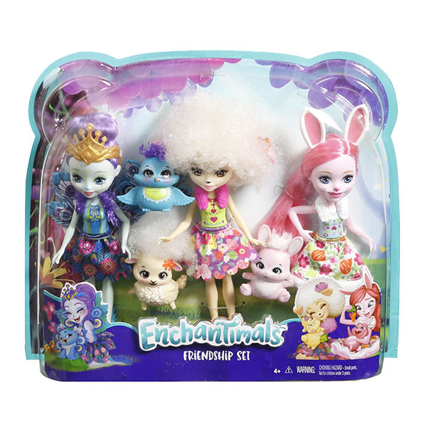Набор из трех кукол со зверюшками Mattel Enchantimals FMG18 - фото 5 - id-p102074614