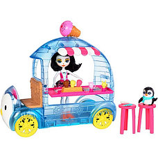 Игровой набор "Фургончик мороженого Прины Пингвины"Mattel Enchantimals FKY58, фото 2