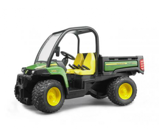 Мини-самосвал John Deere Gator XUV 855D c фигуркой водителя 107 мм Bruder 02490 - фото 2 - id-p99960281