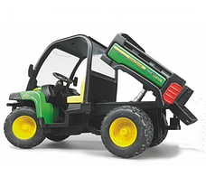 Мини-самосвал John Deere Gator XUV 855D c фигуркой водителя 107 мм Bruder 02490, фото 2