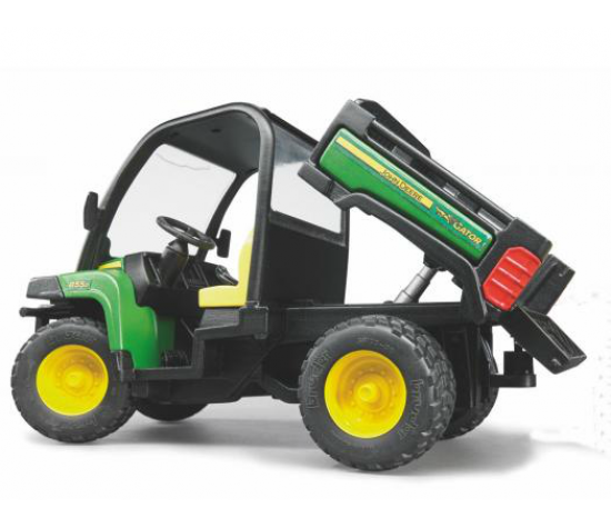 Мини-самосвал John Deere Gator XUV 855D c фигуркой водителя 107 мм Bruder 02490 - фото 4 - id-p99960281