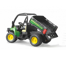 Мини-самосвал John Deere Gator XUV 855D c фигуркой водителя 107 мм Bruder 02490, фото 3