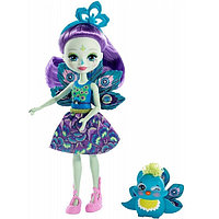 Mattel Enchantimals FXM74 Кукла Пэттер Павлина, 15 см