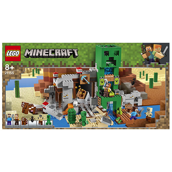 Конструктор ЛЕГО Майнкрафт Шахта крипера LEGO Minecraft 21155 - фото 4 - id-p103765859