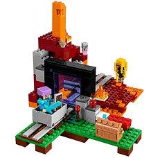 Конструктор ЛЕГО Майнкрафт Портал в Подземелье LEGO Minecraft 21143, фото 2