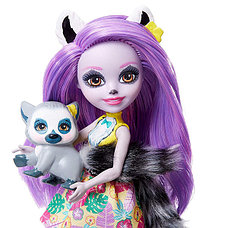 Кукла  Лариса Лемури с любимой зверюшкой Mattel Enchantimals GFN44, фото 3