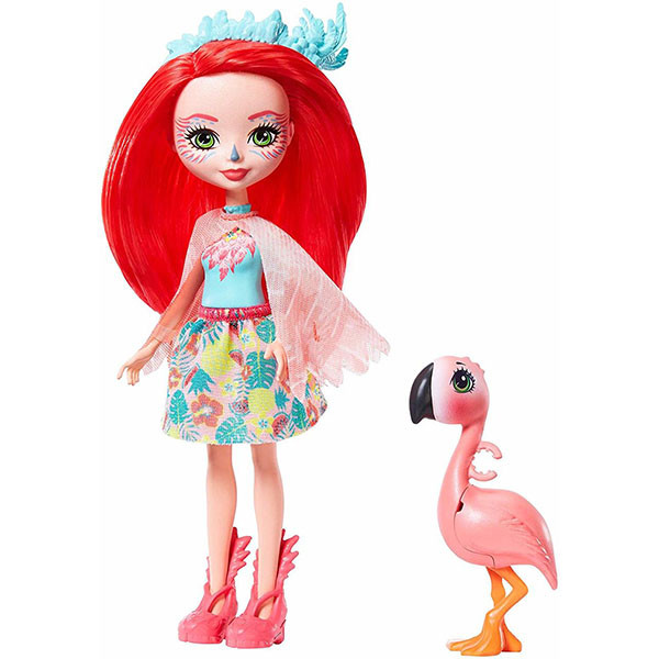 Кукла Фенси Флэминг с любимой зверюшкой Mattel Enchantimals GFN42 - фото 1 - id-p109452261