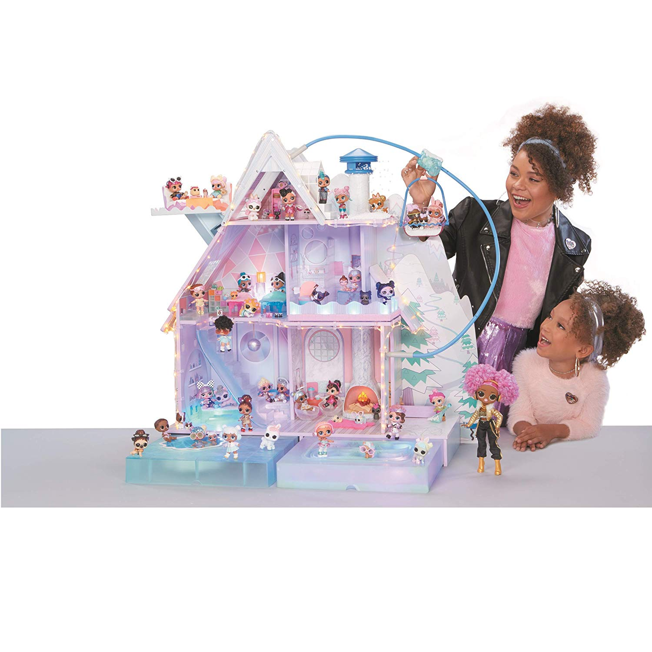 Зимний дом-шале с семьей кукол LOL Surprise Winter Disco Chalet - фото 1 - id-p104459352