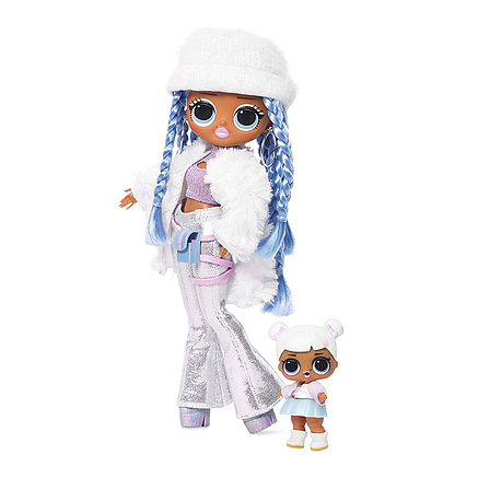 Кукла ЛОЛ OMG Зимнее Диско Snowlicious + кукла Snow Angel  2 волна, фото 2