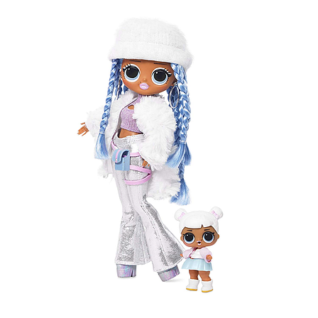 Куклы L.O.L. Кукла ЛОЛ OMG Зимнее Диско Snowlicious + кукла Snow Angel  2 волна, фото 2