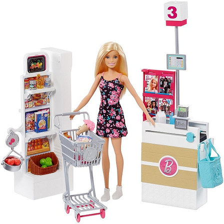 Барби Супермаркет (в ассортименте) Mattel Barbie FRP01, фото 2