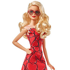 Барби Коллекционная кукла в в красном платье Mattel Barbie FXC74, фото 3