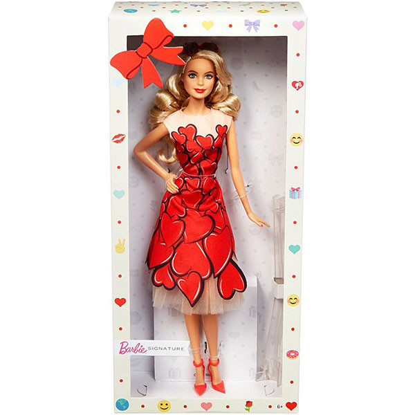 Барби Коллекционная кукла в в красном платье Mattel Barbie FXC74 - фото 6 - id-p109452281