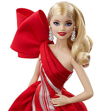 Барби Праздничная кукла блондинка Mattel Barbie FXF01, фото 3