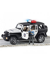 Внедорожник Jeep Wrangler Bruder Полиция с фигуркой 02526, фото 2