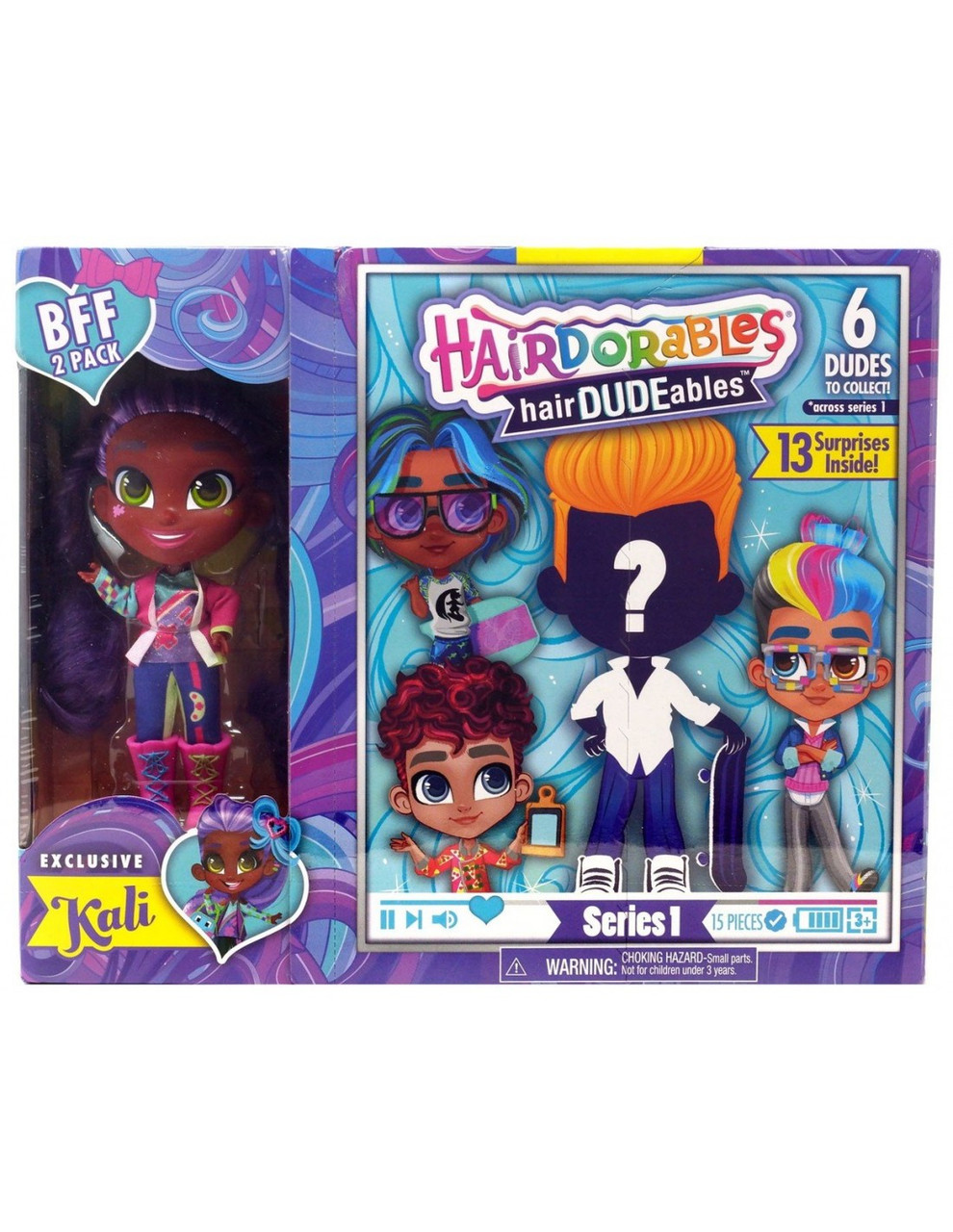 Мальчик Hairdorables Hairdudeables с куклой Kali