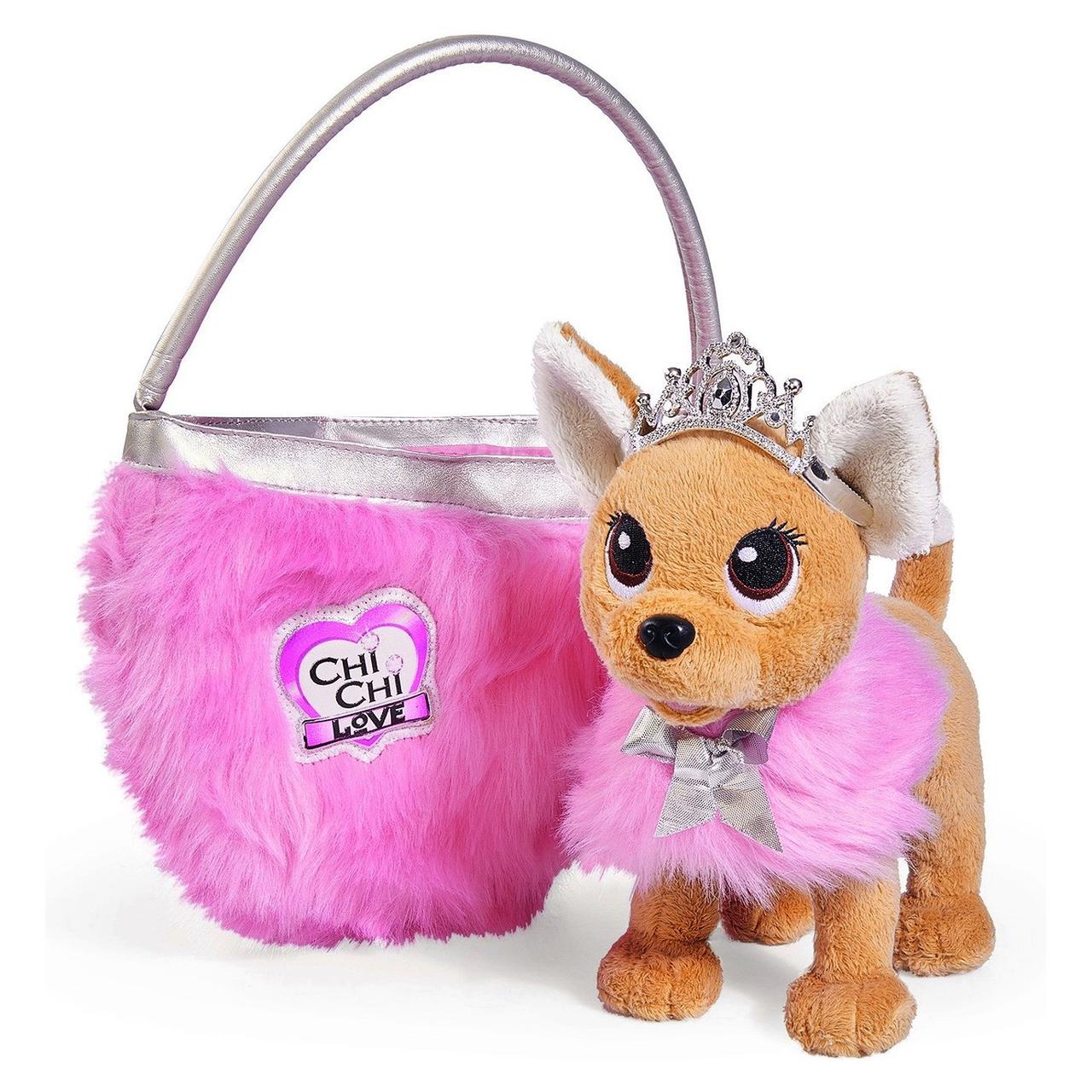 Собачка Chi Chi Love Принцесса с сумкой 20 см 105893126 - фото 1 - id-p109452329