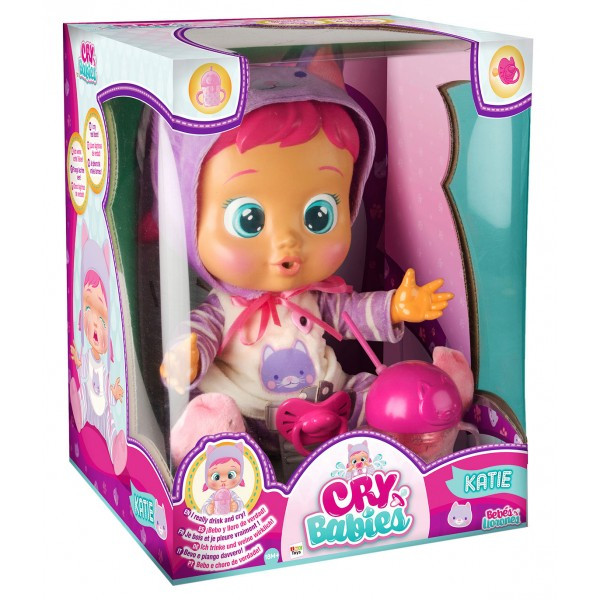 Пупс интерактивный CRYBABIES Плачущий младенец Кэти 95939 IMC Toys - фото 2 - id-p109452345