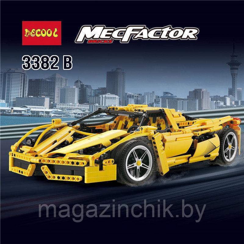 Конструктор Decool "Гоночный автомобиль Enzo Ferrari" 3382B аналог Лего 8653 - фото 4 - id-p109501246