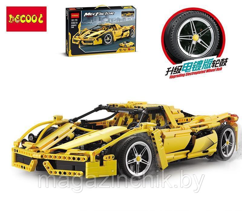 Конструктор Decool "Гоночный автомобиль Enzo Ferrari" 3382B аналог Лего 8653 - фото 2 - id-p109501246