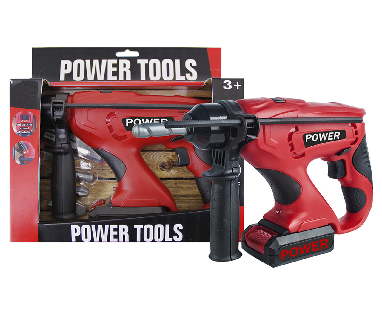 Детский перфоратор Power Tools (работает от батареек), арт.T1805