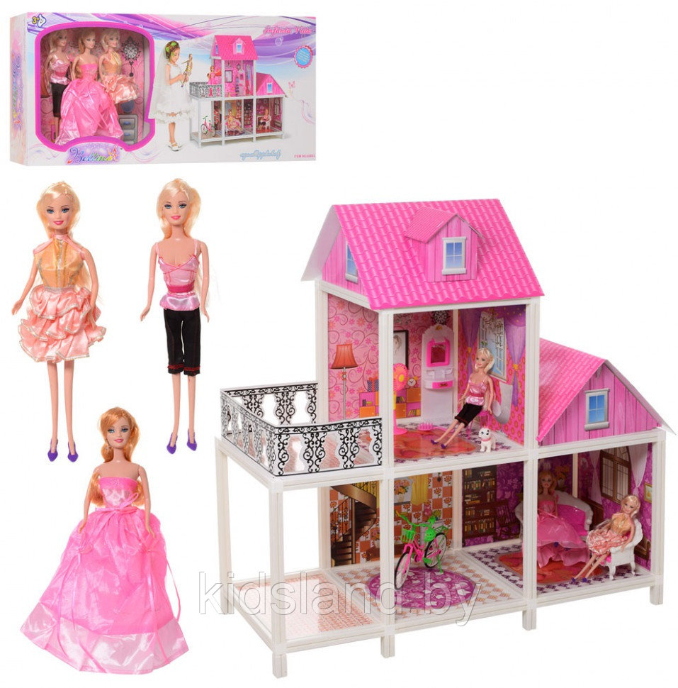 Домик для кукол Барби с мебелью, арт 66883