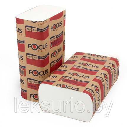 Бумажные полотенца FOCUS PREMIUM V-сложения, фото 2