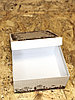Коробка квадратная Белая Новый Год 20х20 светлая, фото 4