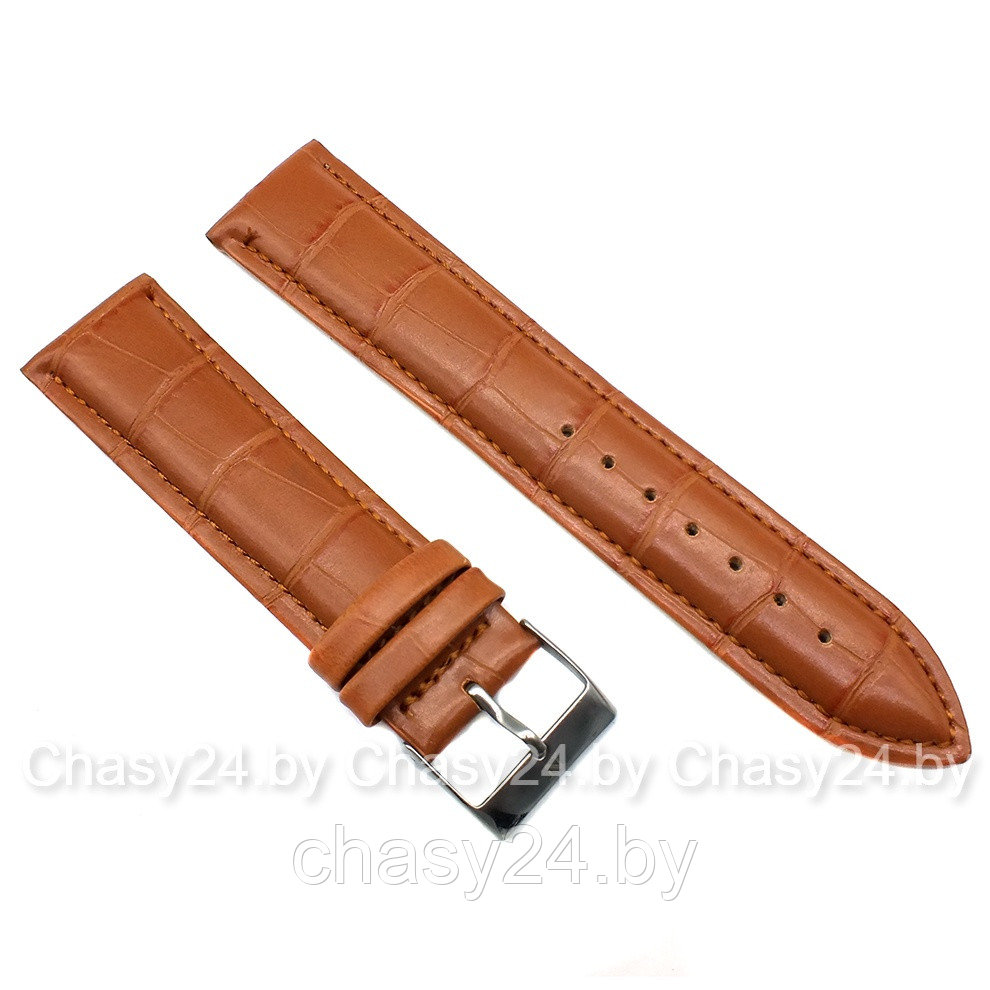 Ремешок кожаный для часов 22 мм CRW125-22 - фото 1 - id-p11656367
