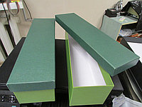 Коробка подарочная "Однотон" 9*9*33 см (под бутылку) зеленый